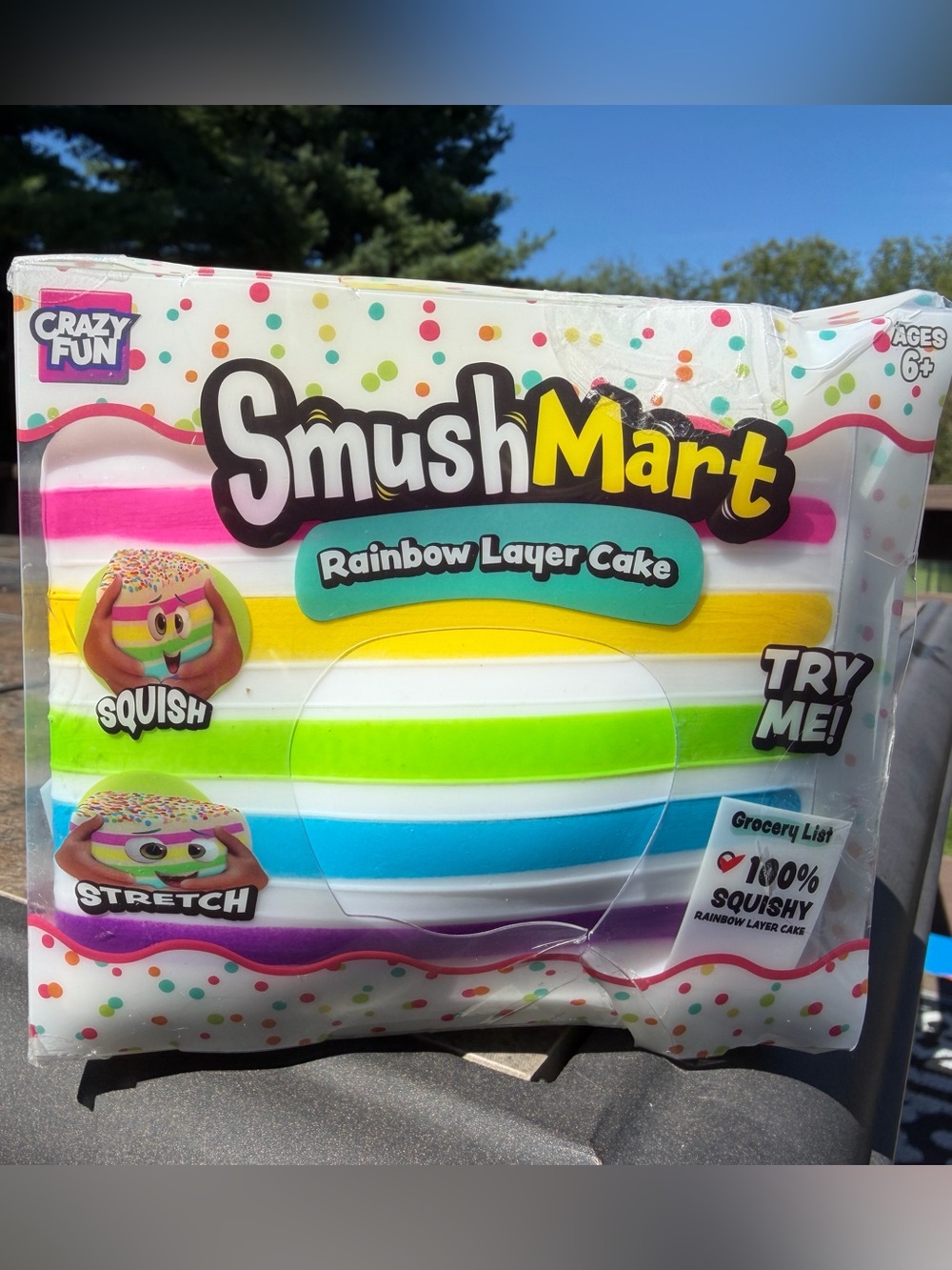 Crazy Fun Rainbow Layer Cake Squishy